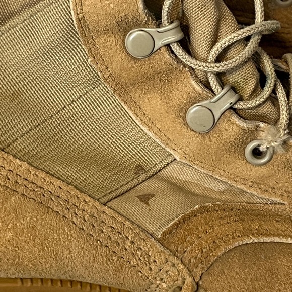 VTG 1997 RO Search US Military Combat Boots Desert Tan Hot Weather 9.5 R - Picture 10 of 16
